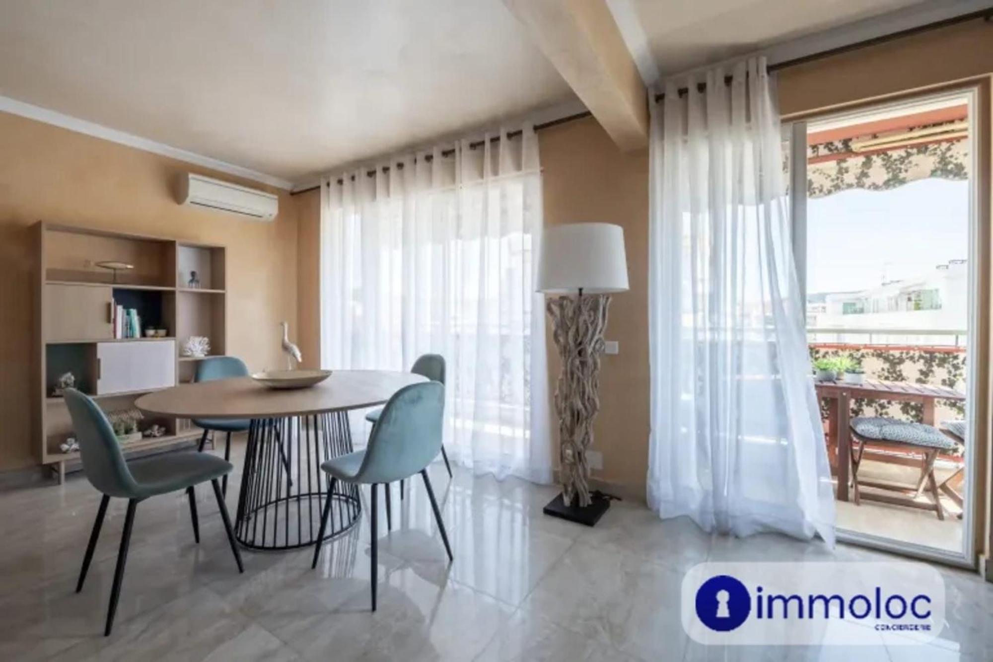 Air-Conditioned Apartment With Terrace Sea View Nice Exterior photo